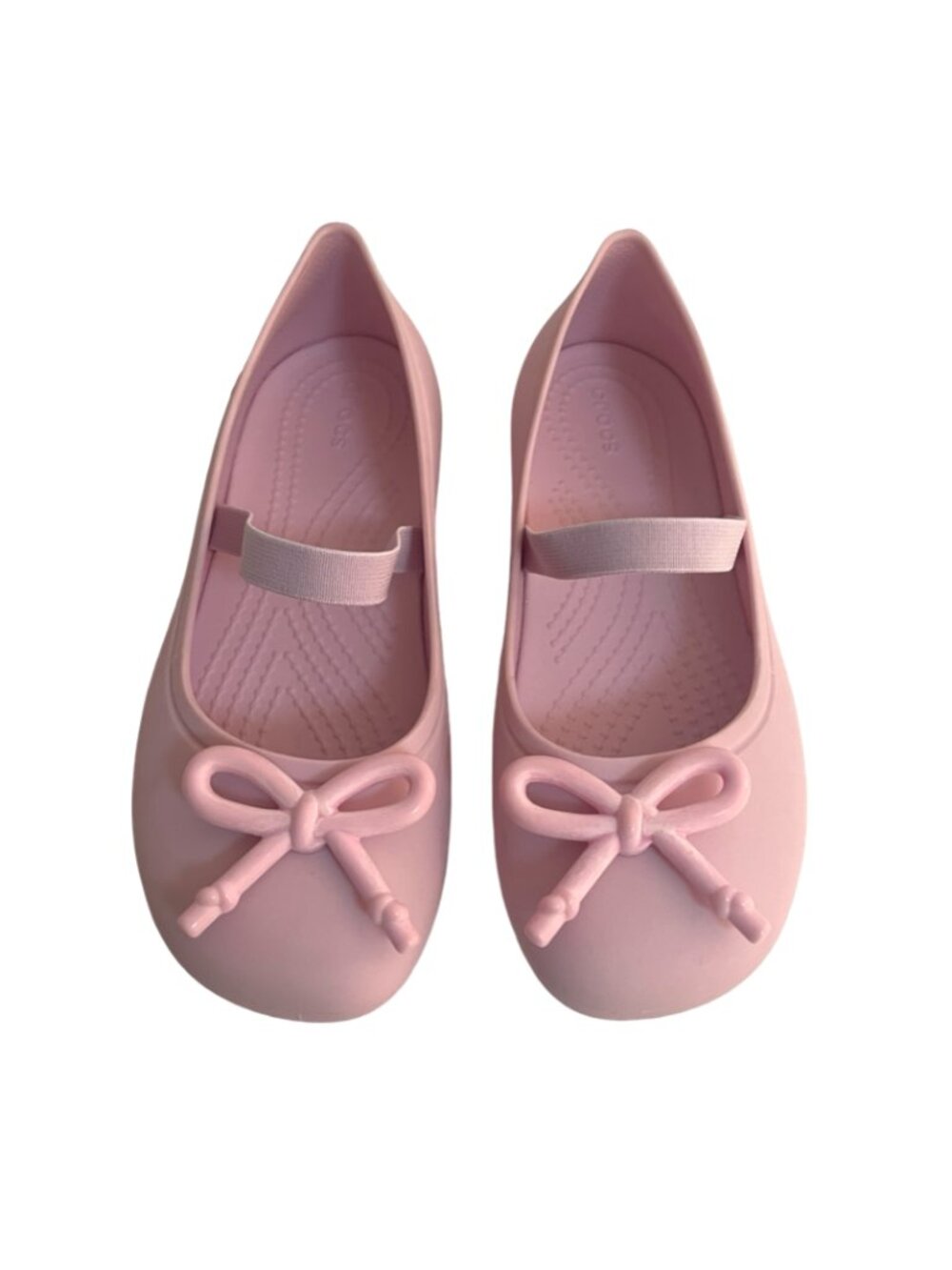 Crocs Girls Pink Mary Jane Ballet Flats Size C13